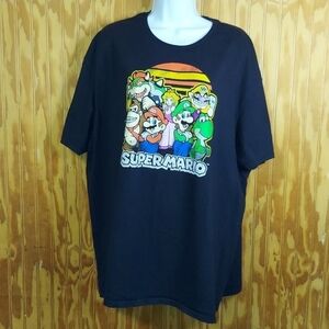 Super Mario Group T-shirt Size 2XL